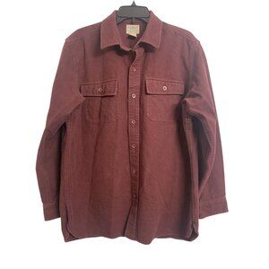 Vintage L.L. Bean Slightly Fitted Cotton Flannel Shirt Size L Reg